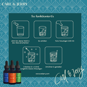 Longdrinks gintonic Gin tonic Carl&Jerry