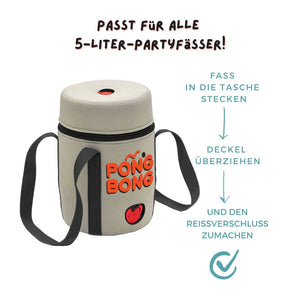 Kühltasche bierfass bier pongbong